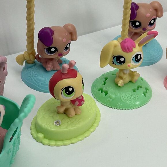 LPS Littlest Pet Shop McDonalds Toy 13pc Hasbro 2010 2011 Rabbit Dog Turtle - Picture 2 of 6